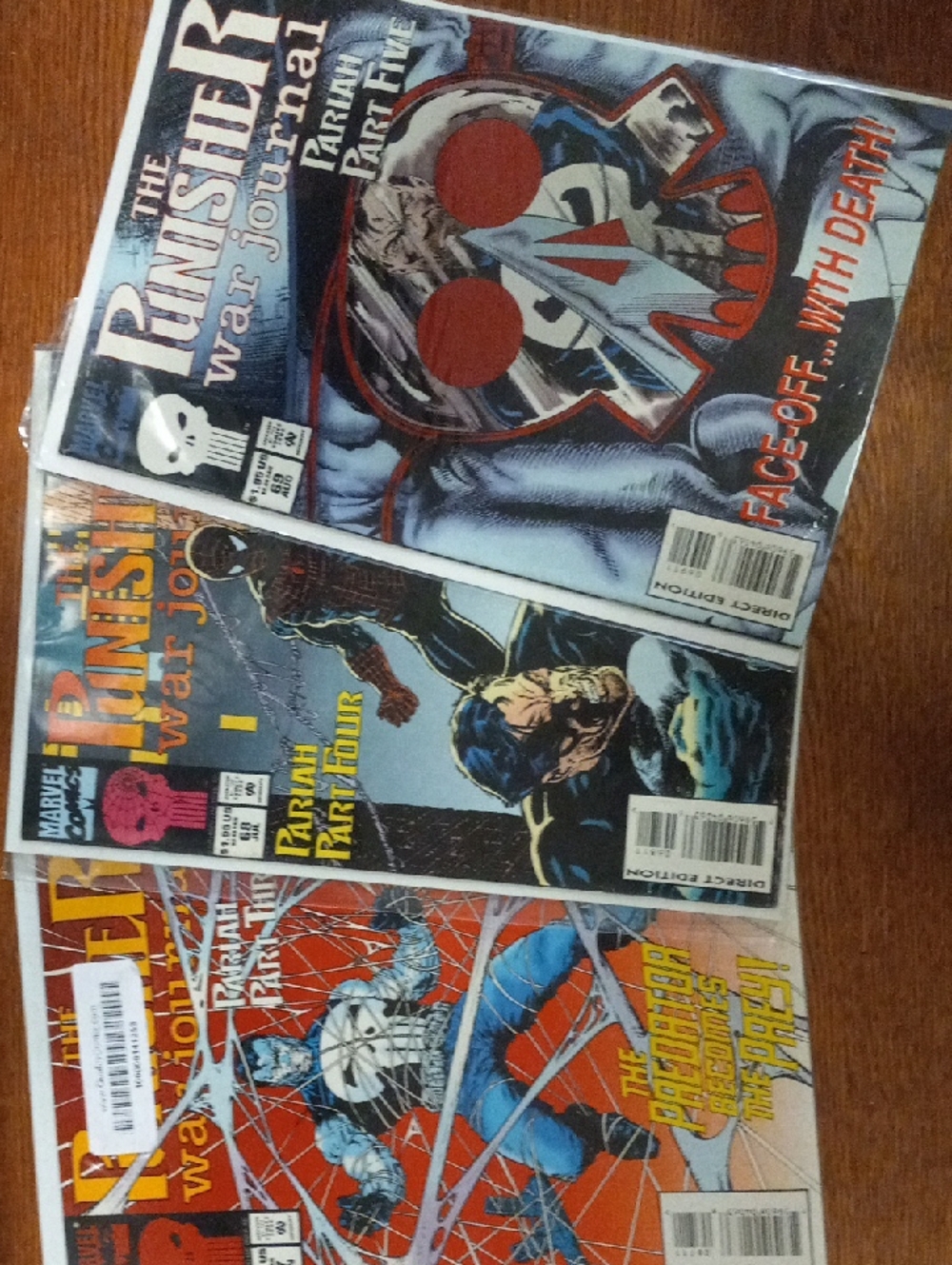 The Punisher War Journal Comic Lot - X3